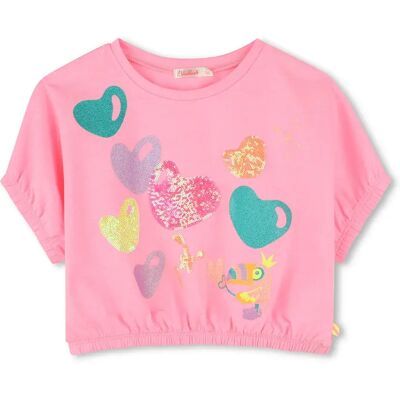 Billieblush Maglietta A Maniche Corte U20937 Pink 24 Mesi Billieblush Maglietta A Maniche Corte U20937 Pink 24 Mesi