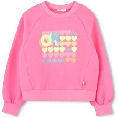 Billieblush Felpa U21035 Pink 24 Mesi Billieblush Felpa U21035 Pink 24 Mesi