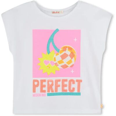 Billieblush Maglietta Senza Maniche U21038 White 3 Anni Billieblush Maglietta Senza Maniche U21038 White 3 Anni