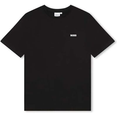 Boss Maglietta A Maniche Corte J25p23 Black 4 Anni Boss Maglietta A Maniche Corte J25p23 Black 4 Anni