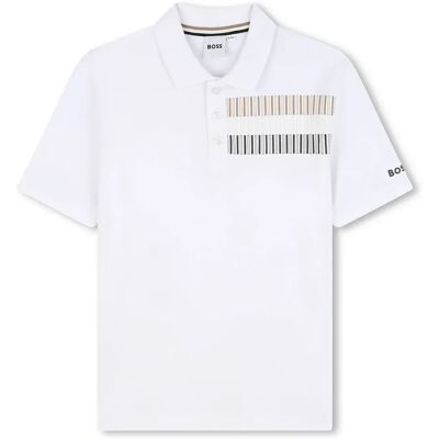 Boss Polo A Maniche Corte J52013 White 16 Anni Boss Polo A Maniche Corte J52013 White 16 Anni