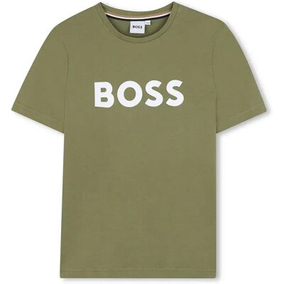 Boss Maglietta A Maniche Corte J52030 Dark Green 16 Anni Boss Maglietta A Maniche Corte J52030 Dark Green 16 Anni