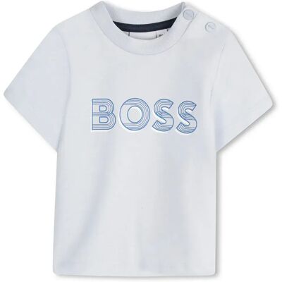 Boss Maglietta A Maniche Corte J52198 Sky Blue 6 Mesi Boss Maglietta A Maniche Corte J52198 Sky Blue 6 Mesi