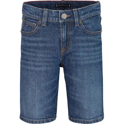 Tommy Hilfiger Jeans Corti Scanton Denim Mid Blue 12 Anni Tommy Hilfiger Jeans Corti Scanton Denim Mid Blue 12 Anni