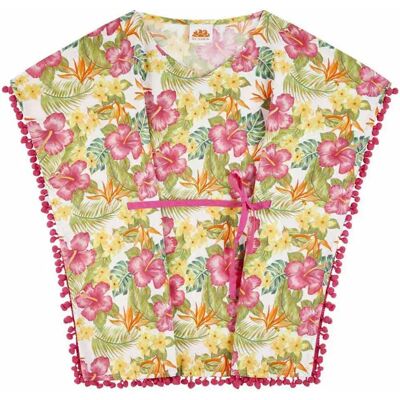 Sundek Vestito Senza Maniche Mini Kaftano Tropicana White 12 Anni Sundek Vestito Senza Maniche Mini Kaftano Tropicana White 12 Anni
