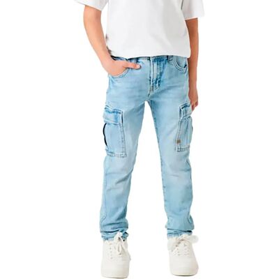 Name It Jeans Silas Tap Cargo Fit 6650 Light Blue Denim 13 Anni Name It Jeans Silas Tap Cargo Fit 6650 Light Blue Denim 13 Anni