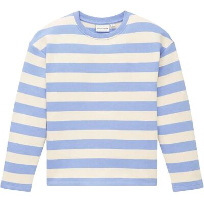 Tom Tailor Felpa 1032961 Bold Offwhite Blue Stripe 116-122 cm Tom Tailor Felpa 1032961 Bold Offwhite Blue Stripe 116-122 cm