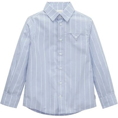 Tom Tailor Camicia A Maniche Lunghe 1033579 Blue White Big Stripe 116-122 cm Tom Tailor Camicia A Maniche Lunghe 1033579 Blue White Big Stripe 116-122 cm