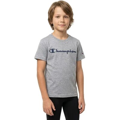Champion Maglietta A Maniche Corte 305365 Grey 5-6 Anni Champion Maglietta A Maniche Corte 305365 Grey 5-6 Anni