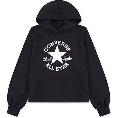 Converse Kids Felpa Con Cappuccio Cnvg Dissected Ctp Black 8-10 Anni Converse Kids Felpa Con Cappuccio Cnvg Dissected Ctp Black 8-10 Anni
