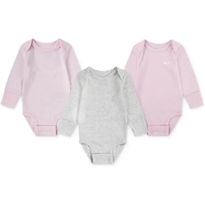 Nike Kids Body A Maniche Lunghe Baby Essentials 3 Unità Birch Heather 9 Mesi Nike Kids Body A Maniche Lunghe Baby Essentials 3 Unità Birch Heather 9 Mesi