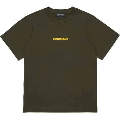 Dsquared2 Kids Maglietta A Maniche Corte Dq2823 Olive Night 10 Anni Dsquared2 Kids Maglietta A Maniche Corte Dq2823 Olive Night 10 Anni