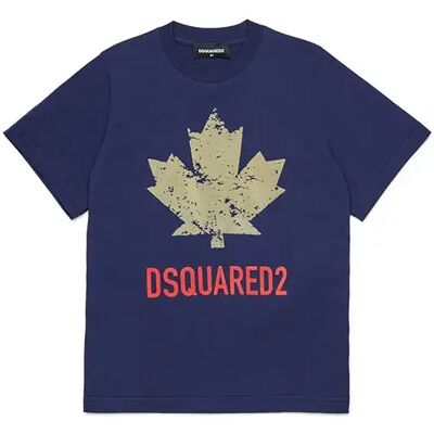 Dsquared2 Kids Maglietta A Maniche Corte Dq2982 Peacoat Blue 12 Anni Dsquared2 Kids Maglietta A Maniche Corte Dq2982 Peacoat Blue 12 Anni