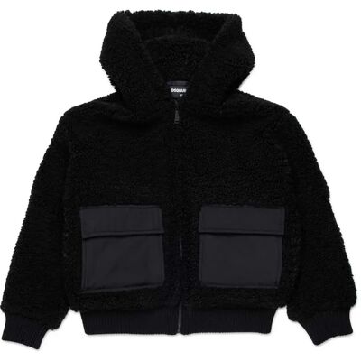 Dsquared2 Kids Giacca Dq3133 Black 12 Anni Dsquared2 Kids Giacca Dq3133 Black 12 Anni