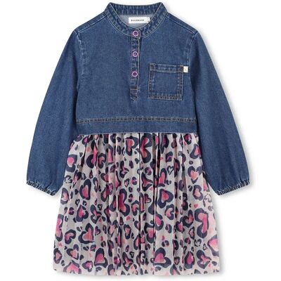 Billieblush Vestito A Maniche Lunghe U21299 Stone 8 Anni Billieblush Vestito A Maniche Lunghe U21299 Stone 8 Anni