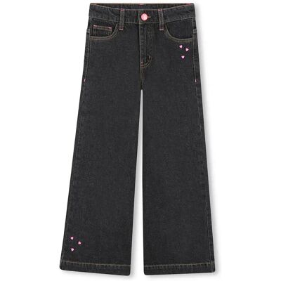 Billieblush Pantaloni U2130 Denim Black Lave 6 Anni Billieblush Pantaloni U2130 Denim Black Lave 6 Anni