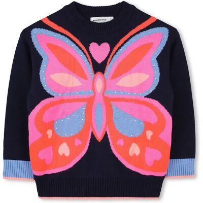 Billieblush Maglione U21368 Navy 4 Anni Billieblush Maglione U21368 Navy 4 Anni