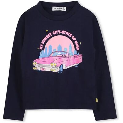 Billieblush Maglietta A Maniche Lunghe U2117 Navy 12 Anni Billieblush Maglietta A Maniche Lunghe U2117 Navy 12 Anni