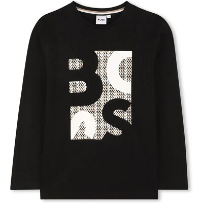 Boss Maglietta A Maniche Lunghe J52362 Black 4 Anni Boss Maglietta A Maniche Lunghe J52362 Black 4 Anni