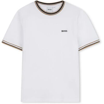 Boss Maglietta A Maniche Corte J52368 White 6 Anni Boss Maglietta A Maniche Corte J52368 White 6 Anni