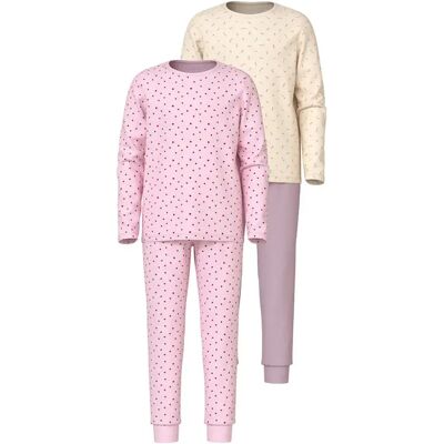 Name It Pigiama A Maniche Lunghe Nightset 2 Unità Ballerina / Heart and flower AOP 13-14 Anni Name It Pigiama A Maniche Lunghe Nightset 2 Unità Ballerina / Heart and flower AOP 13-14 Anni