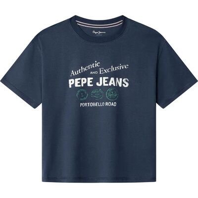 Pepe Jeans Maglietta A Maniche Corte Carter Navy 16 Anni Pepe Jeans Maglietta A Maniche Corte Carter Navy 16 Anni