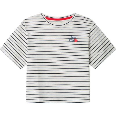 Pepe Jeans Maglietta A Maniche Corte Gertrudis White 12 Anni Pepe Jeans Maglietta A Maniche Corte Gertrudis White 12 Anni
