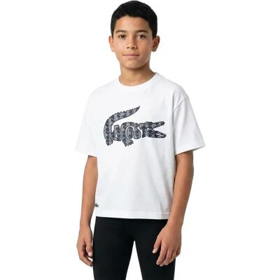 Lacoste Kids Maglietta A Maniche Corte Monogram Blanc 14 Anni Lacoste Kids Maglietta A Maniche Corte Monogram Blanc 14 Anni