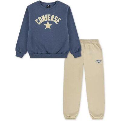 Converse Kids Set Heritage Est Cnv Po Fleece Last Straw 13-15 Anni Converse Kids Set Heritage Est Cnv Po Fleece Last Straw 13-15 Anni