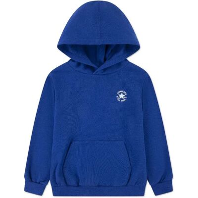 Converse Kids Felpa Con Cappuccio Cnvb Ultimate Essential Dctp Blue 10-12 Anni Converse Kids Felpa Con Cappuccio Cnvb Ultimate Essential Dctp Blue 10-12 Anni