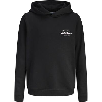 Jack & Jones Felpa Con Cappuccio Brandon Black 16 Anni Jack & Jones Felpa Con Cappuccio Brandon Black 16 Anni