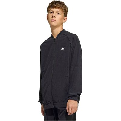 Adidas Originals Felpa Con Zip Sst Oversized Corduroy Black 11-12 Anni Adidas Originals Felpa Con Zip Sst Oversized Corduroy Black 11-12 Anni
