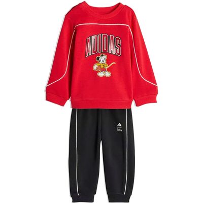 Adidas Set Disney Mickey Mouse Jogger Pure Ruby / Off White 6-9 Mesi Adidas Set Disney Mickey Mouse Jogger Pure Ruby / Off White 6-9 Mesi