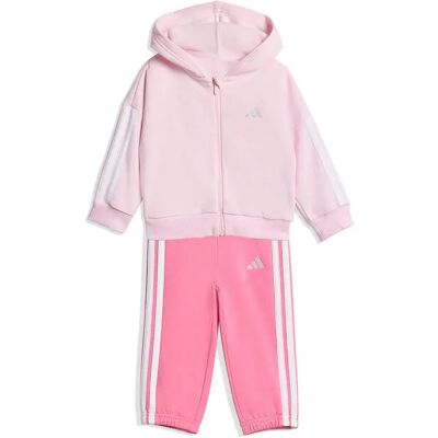 Adidas Set Essentials Jogger Clear Pink / White 6-9 Mesi Adidas Set Essentials Jogger Clear Pink / White 6-9 Mesi