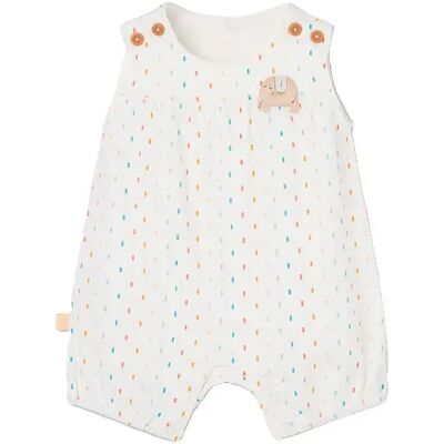 Boboli Tutina Senza Maniche 153076 Chemical White 1 Mesi Boboli Tutina Senza Maniche 153076 Chemical White 1 Mesi