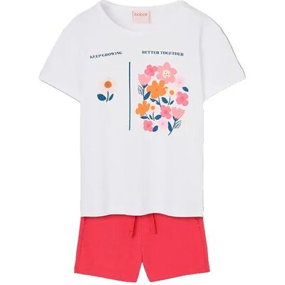 Boboli Set A Maniche Corte 323132 White 18 Mesi Boboli Set A Maniche Corte 323132 White 18 Mesi