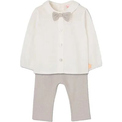 Boboli Set A Maniche Lunghe 803090 Stone 6 Mesi Boboli Set A Maniche Lunghe 803090 Stone 6 Mesi