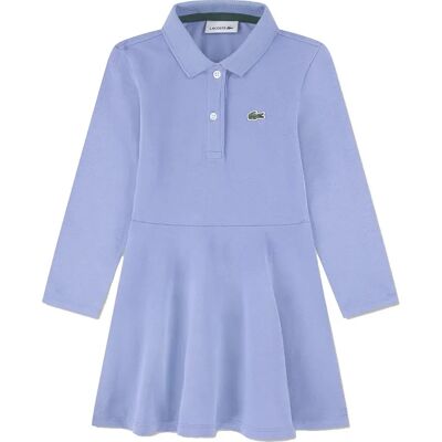 Lacoste Kids Vestito A Maniche Lunghe Pique Delphinium Blue 14 Anni Lacoste Kids Vestito A Maniche Lunghe Pique Delphinium Blue 14 Anni