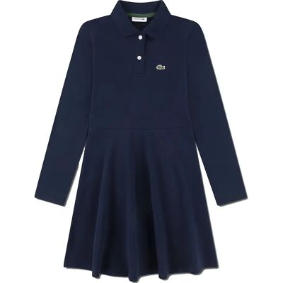 Lacoste Kids Vestito A Maniche Lunghe Pique Navy 16 Anni Lacoste Kids Vestito A Maniche Lunghe Pique Navy 16 Anni