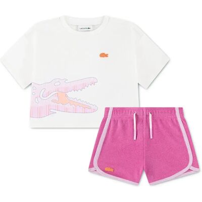 Lacoste Kids Set A Maniche Corte Terry Farine 18 Mesi Lacoste Kids Set A Maniche Corte Terry Farine 18 Mesi