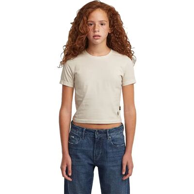 G-star Maglietta A Maniche Corte D29258-01 Cropped Milk 10 Anni G-star Maglietta A Maniche Corte D29258-01 Cropped Milk 10 Anni