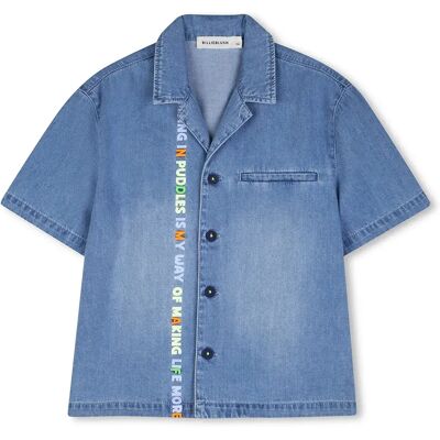 Billieblush Camicia A Maniche Corte U21688 Double Stone / Bleach 8 Anni Billieblush Camicia A Maniche Corte U21688 Double Stone / Bleach 8 Anni