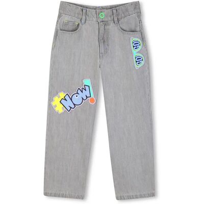 Billieblush Pantaloni U21711 Denim Grey 10 Anni Billieblush Pantaloni U21711 Denim Grey 10 Anni