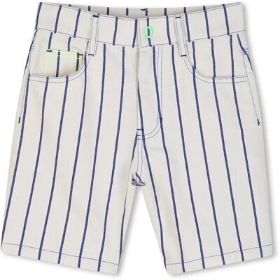 Billieblush Pantaloni Corti U21722 White / Blue 12 Anni Billieblush Pantaloni Corti U21722 White / Blue 12 Anni