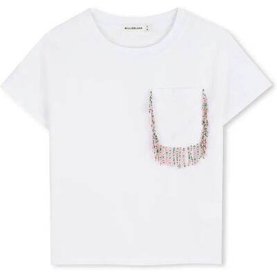 Billieblush Maglietta A Maniche Corte U2178 White 12 Anni Billieblush Maglietta A Maniche Corte U2178 White 12 Anni