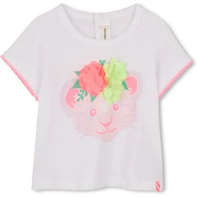 Billieblush Maglietta A Maniche Corte U21782 White 6 Mesi Billieblush Maglietta A Maniche Corte U21782 White 6 Mesi
