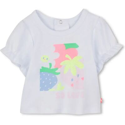 Billieblush Maglietta A Maniche Corte U2181 White 1 Mesi Billieblush Maglietta A Maniche Corte U2181 White 1 Mesi