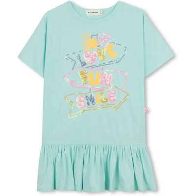 Billieblush Vestito A Maniche Corte U2183 Turquoise 2 Anni Billieblush Vestito A Maniche Corte U2183 Turquoise 2 Anni