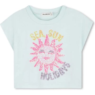Billieblush Maglietta A Maniche Corte U21950 Aqua Green 12 Anni Billieblush Maglietta A Maniche Corte U21950 Aqua Green 12 Anni
