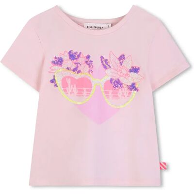 Billieblush Maglietta A Maniche Corte U21956 Pastel Pink 4 Anni Billieblush Maglietta A Maniche Corte U21956 Pastel Pink 4 Anni